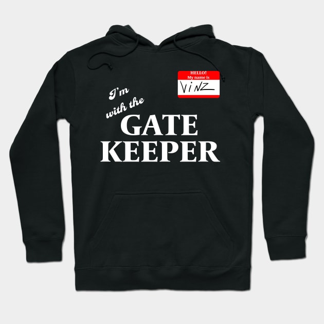 I'm With the Gatekeeper Hoodie by rexthinks